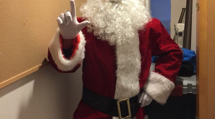サンタのコスプレ